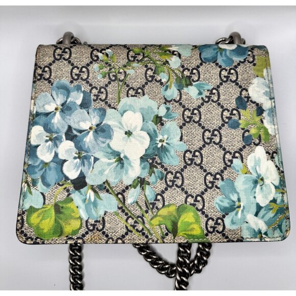 Gucci GG Dionysus Blooms Suede Mini‎ Chain Bag COA & Dustbag - Picture 2 of 16